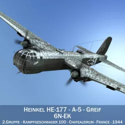 Heinkel He-177 - Greif - 6NEK 3d model