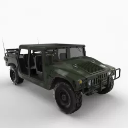 HMMWV Open Cab 3d model