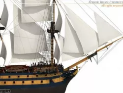HMS Leopard 3d model