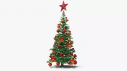 Holiday Christmas Tree 3d model