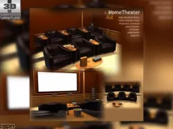 Home Theater 3d model