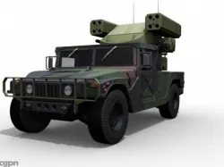 Hummer Avenger 3d model