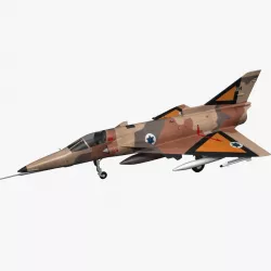 IAI Kfir Jet 3d model