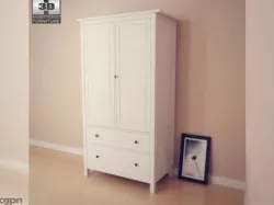 IKEA HEMNES Wardrobe - 3D Model.  3d model