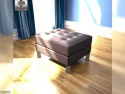 IKEA KARLSTAD ottoman - 3D Model. 3d model