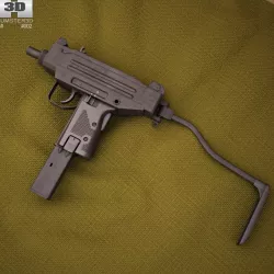 IMI Micro Uzi 3d model