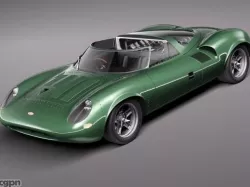 Jaguar XJ13 1966 3d model