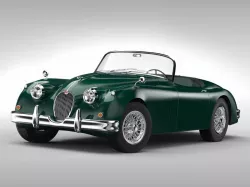 Jaguar XK150 (1957-1961) 3d model