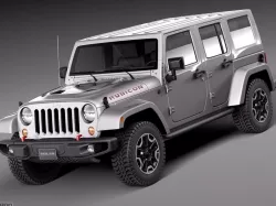 Jeep Wrangler Rubicon 2014 3d model