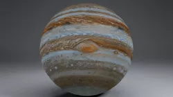 Jupiter 6k 3d model