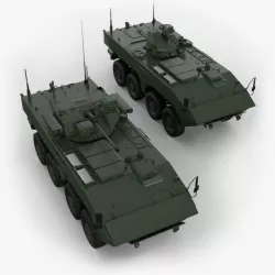 K-16 APC and K-17 IFV 3d model