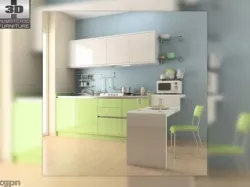 Kitchen Set 03 3d model