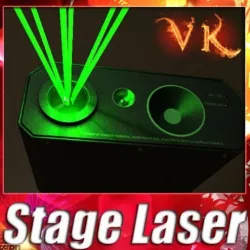 Laser 3d model