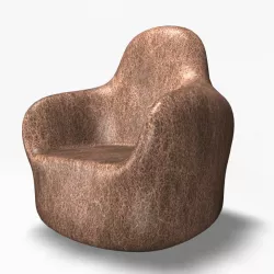 Leather Sofa 3d model