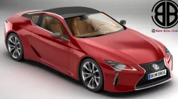 Lexus LC 500 EU 2018 3d model