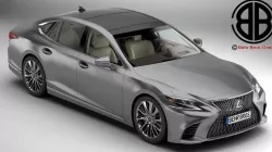 Lexus LS 500 2018 3d model