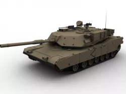 M1A1 Abrams Tank 3d model