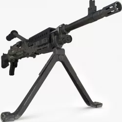 m240b Machine Gun 3d model