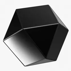 Matty Mirrored Polygon Side Table 3d model