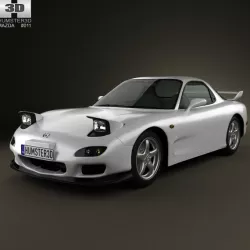 Mazda RX-7 1992 3d model