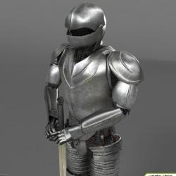 Female Medieval Armor #1 - 3D Model by abuvalove