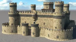 Medieval Castle 3d model