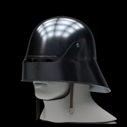 Medieval Knight Sallet Helmet 3d model