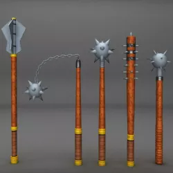 Medieval Weapon Pack 3d model