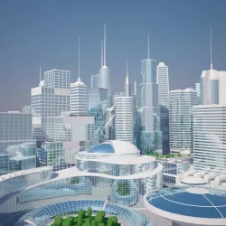 Mega City 3d model