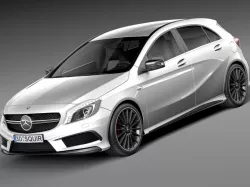 Mercedes-Benz A45 AMG 2014 3d model