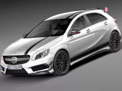Mercedes-Benz A45 AMG Edition 1 2014 3d model