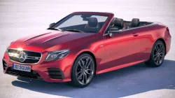 Mercedes-Benz E53 AMG Cabrio 2019 3d model
