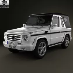 Mercedes-Benz G-Class Cabriolet 3-door 2011 3d model