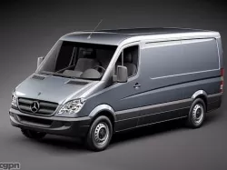 Mercedes Sprinter II van 3d model