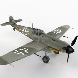Messerschmitt Me Bf-109  G6 3d model