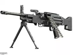 MG4 Light Machinegun MG43 3d model