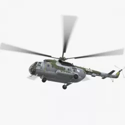 Mi-17 Czech Air Force Animated 3d model