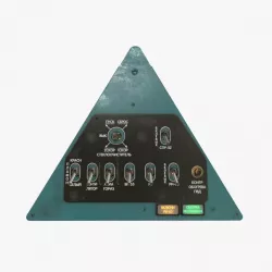 Mi-8MT Mi-17MT Left Triangular Board Russian 3d model