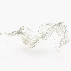 Milk splash 05 3d model