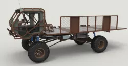 Mongo Heist Truck 3d model