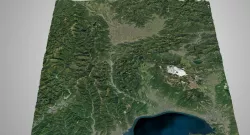 Mount Fuji Area Real Color 3d model