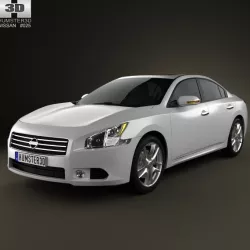Nissan Maxima 2012 3d model