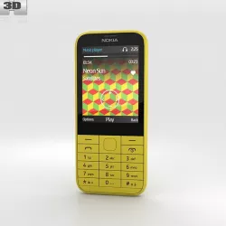Nokia 225 Yellow 3d model