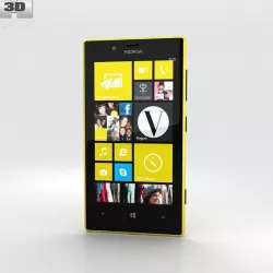 Nokia Lumia 720 Yellow 3d model