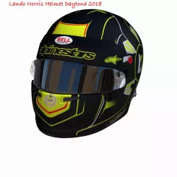 Norris helmet Daytona 3d model