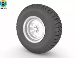 Off-road Wheel 3d model
