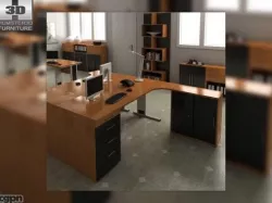 Office Set 16  3d model