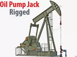 Oil Pump Jack 3d model