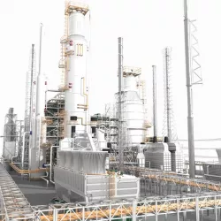 Oil Refinery 3d model