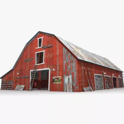 Old Barn 3d model